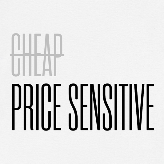 Not Cheap. Just Price Sensitive T-Shirt